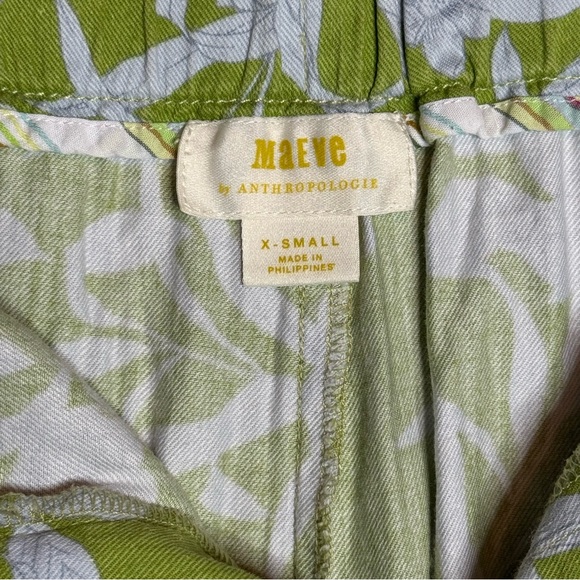 Anthropologie Maeve Floral Wide Leg Paisley Blue & Green ( PANT ONLY) Size:XS - Picture 12 of 14